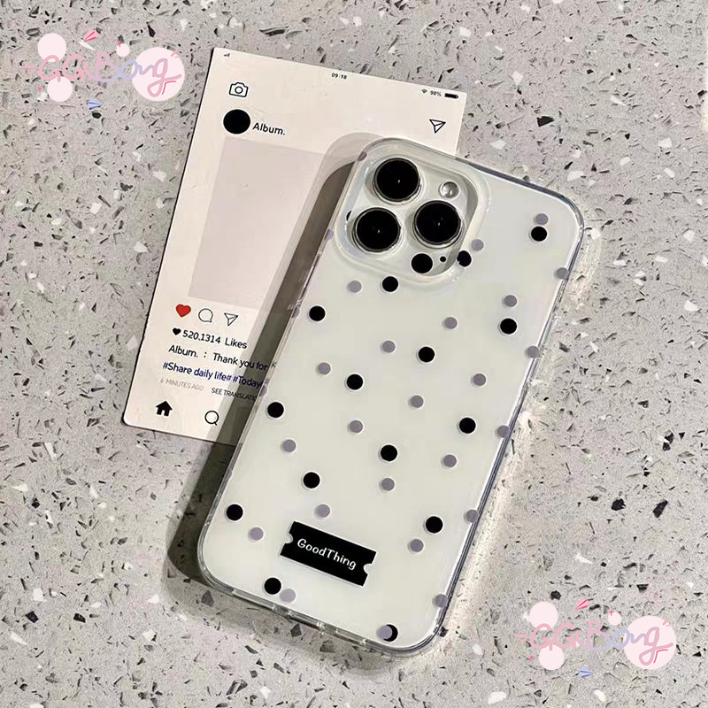 เคสไอโฟน 16 13 สำหรับ IPhone XR 11 15 13 12 16 14 Pro Max XS X 16Plus Max 15 7 8 16 Plus ปก IMD สุดหรูลายจุดใหม่ - ภาพย่อย 2