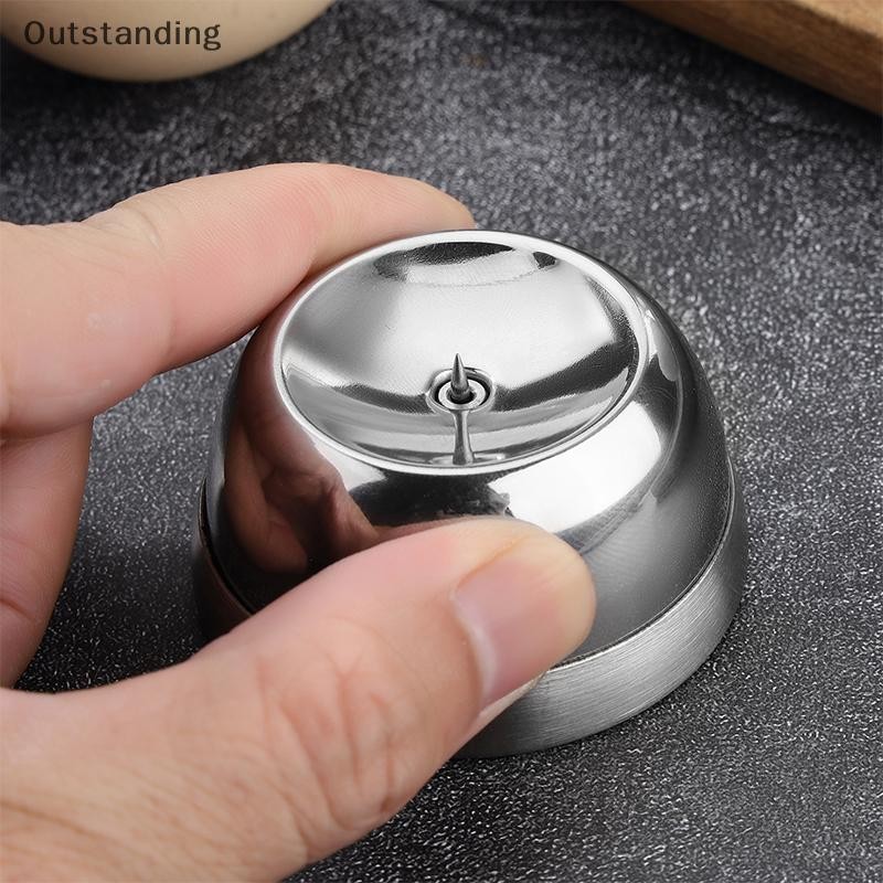 ปีเตอร์ไข่ที่โดดเด่นสําหรับไข่เข็มสแตนเลสไข่หมัดไข่โป๊กเกอร์สแตนเลสเข็มไข่เจาะรูสําหรับปอกเปลือกง่ายใหม่