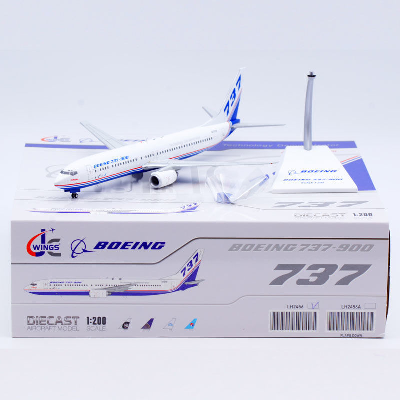 Jcwings 1: 200 B737-900 Original รุ่น N737X วัสดุโลหะผสมเครื่องบินรุ่น