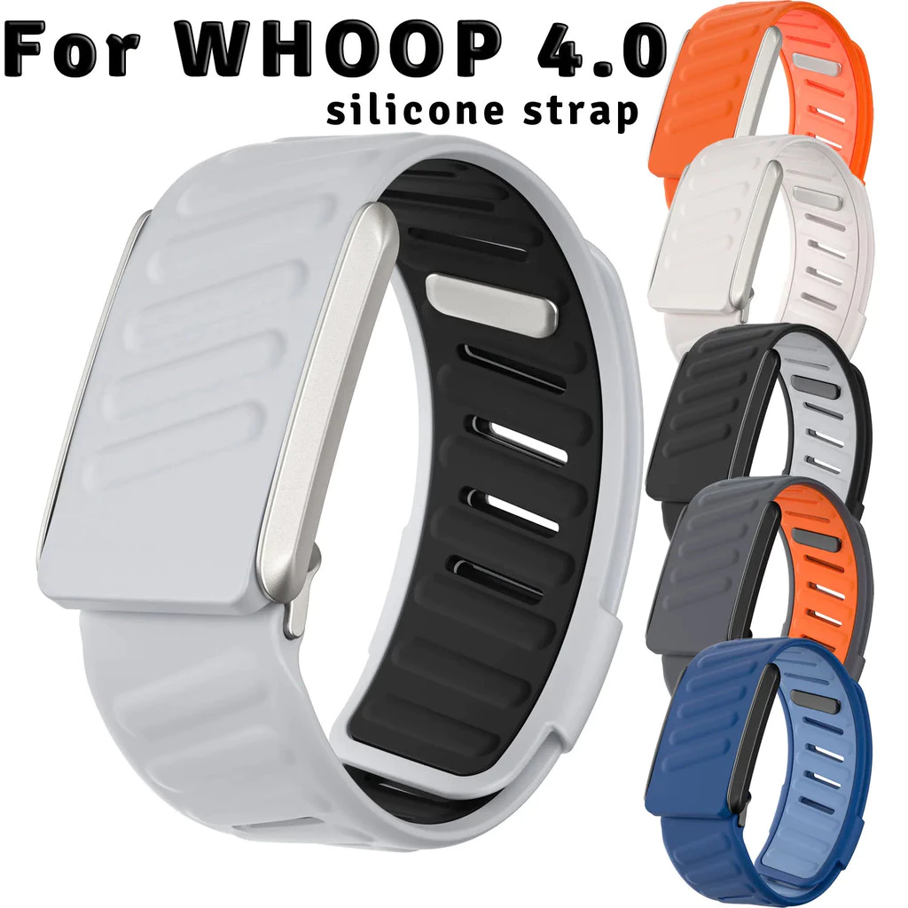 คู่สีซิลิโคนเปลี่ยนสายนาฬิกาสําหรับ Whoop 4.0 สายรัดสายรัดข้อมือสร้อยข้อมือยางนาฬิกาเข็มขัด