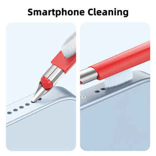 GOOJODOQ 3-in-1 Multifunction Cleaning Kit 360 Degree High Cleanliness Soft Bristles don't Damage the Machine