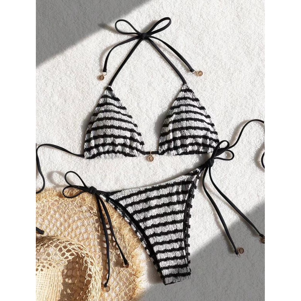 [SUMMER LUV] ชุดว่ายน้ำบิกินี่เซ็กซี่แบบยุโรปและอเมริกัน สองชิ้น - รูปที่ 4