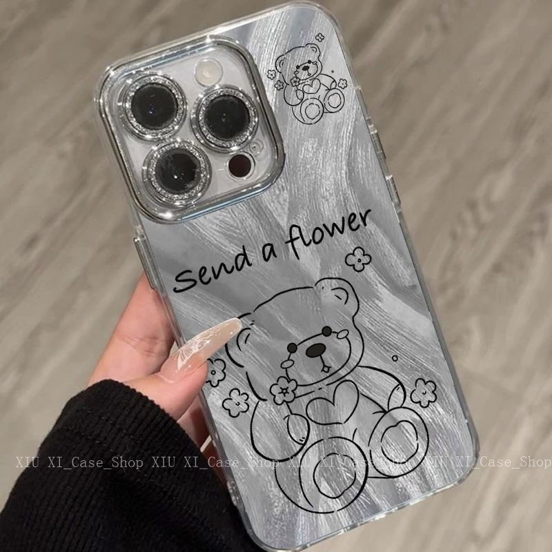 💖karoan💖เคสApple ที่รองรับ เคส เคส iPhone 16 PRO MAX iPhone 15 PRO MAX 14 PRO MAX 13 PRO MAX เชลล์ขน