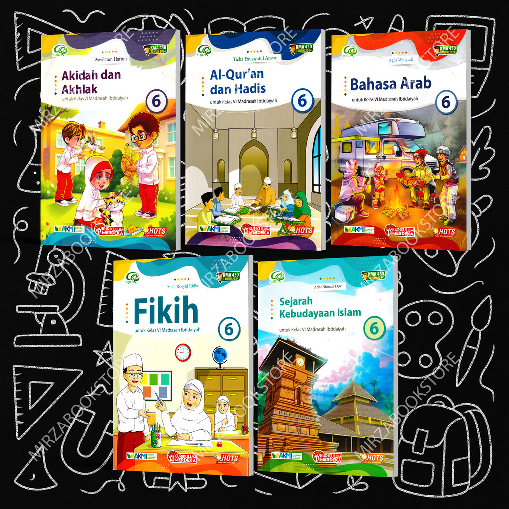 หนังสือคลาส 6 MI KMA 450 Aqila Tiga Serangkai