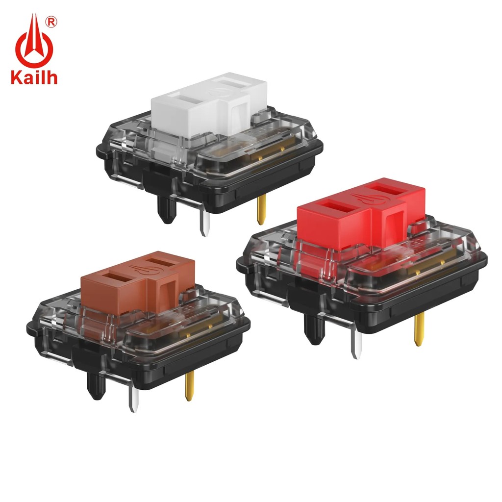 Kailh Choc Low Profile Switch 1350 แป้นพิมพ์ช็อคโกแลตสวิทช์ Tactile Linear Switches แป้นพิมพ์เครื่องกลสําหรับแล็ปท็อป