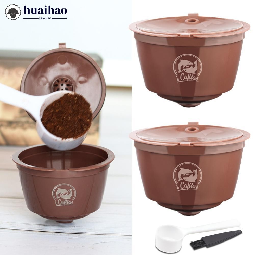 Huaihao กาแฟแคปซูล Pods สําหรับ Dolce Gusto ตัวกรองรีฟิล Crema Espresso แคปซูลถ้วยครัวเครื่องมือ J2S4