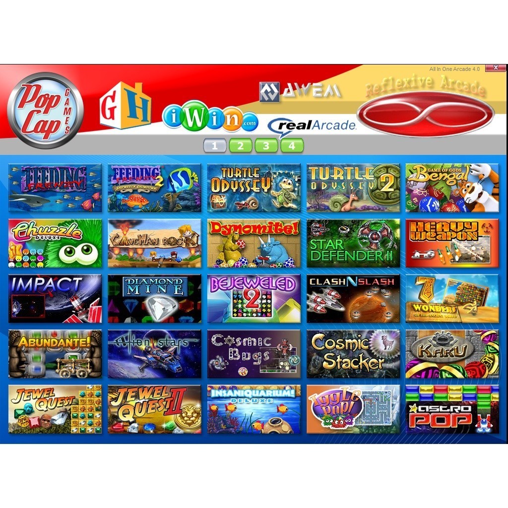 All in one PopCap 100 Games (100 in 1) สำหรับ [PC]