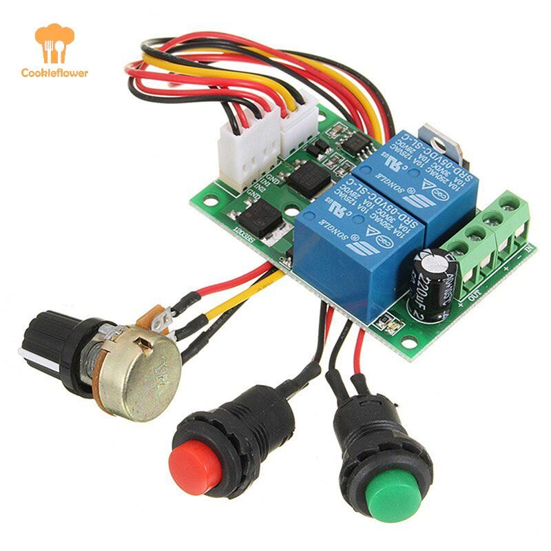 Ckfr Pwm Dc Motor Governor 6V12V24V สวิตช์เดินหน้าและถอยหลัง ตัวควบคุมมอเตอร์ ใหม่