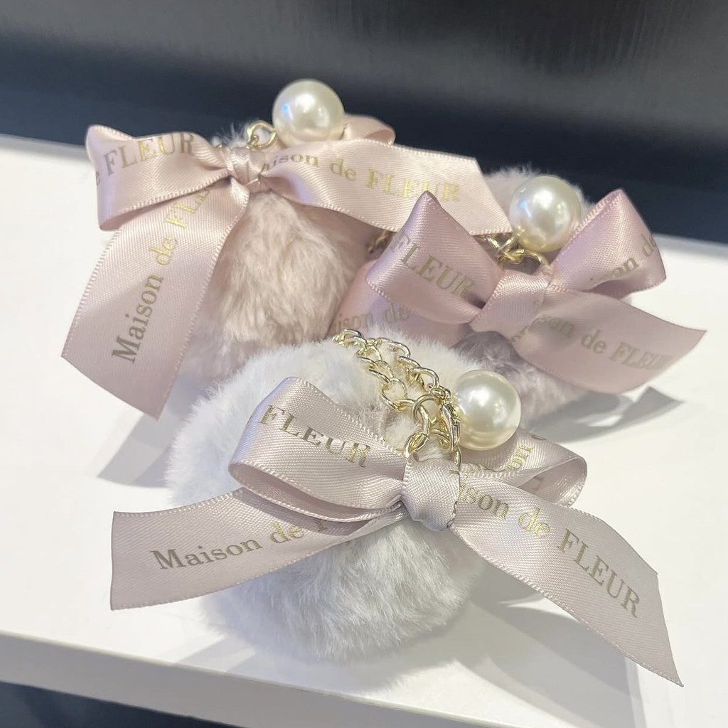 Maison De FLEUR Japanese Artificial Hair Large Pearl 24 New Hairball Bag Pendant