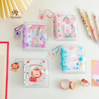 [แฟชั่น] โปร่งใส Binder อัลบั้มการ์ดรูปถ่ายพร้อมจี้แบบพกพาน่…