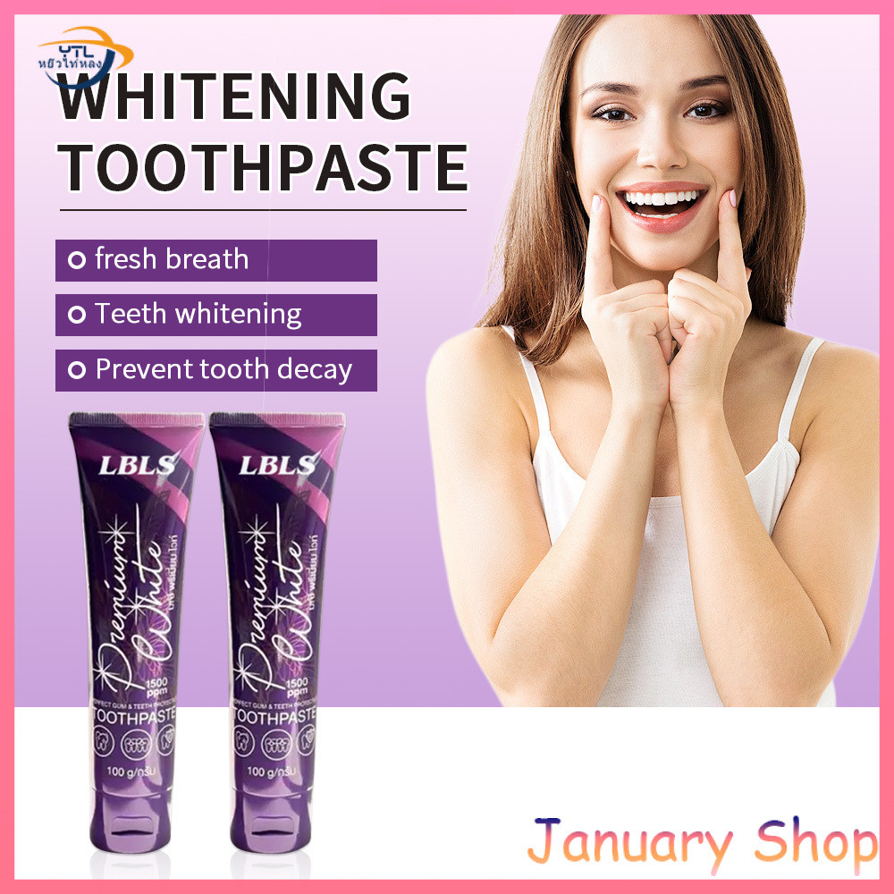 LBLS Toothpaste ยาสีฟัน ยาสีฟันสมุนไพร มีฟลูออไรด์ ลดกลิ่นปาก ป้องกันฟันผุ สูตรสมุนไพร Toothpaste 100กรัม