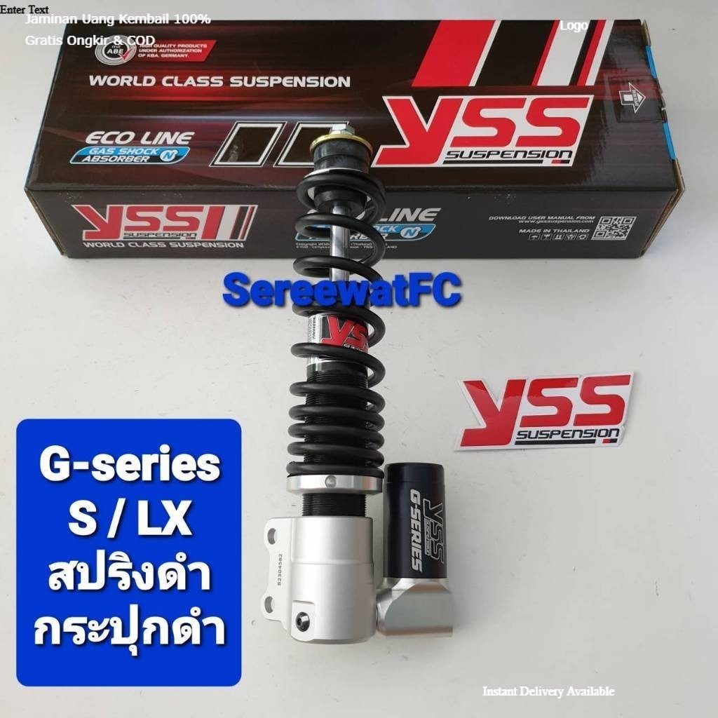 มีความยาวให้เลือก โช้คหน้า YSS VESPA S / LX G-series ของแท้ (1 ชุด ) ยาว 185 มิล และ 200 มิล