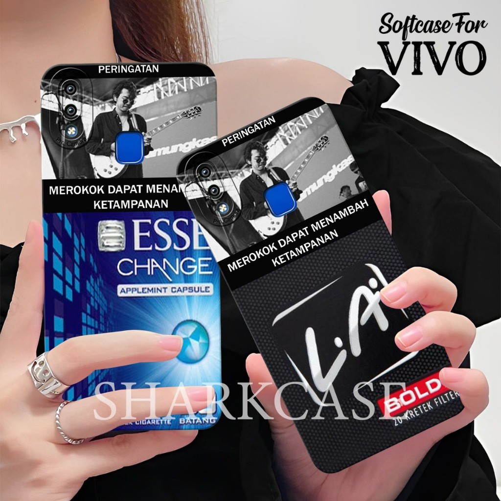 HP [SHARK CASE] Softcase Vivo V9 / V5 Plus / V7 Plus / Z1 Pro / V15 / V15 Pro เคส RKK Motif สีสันสดใ