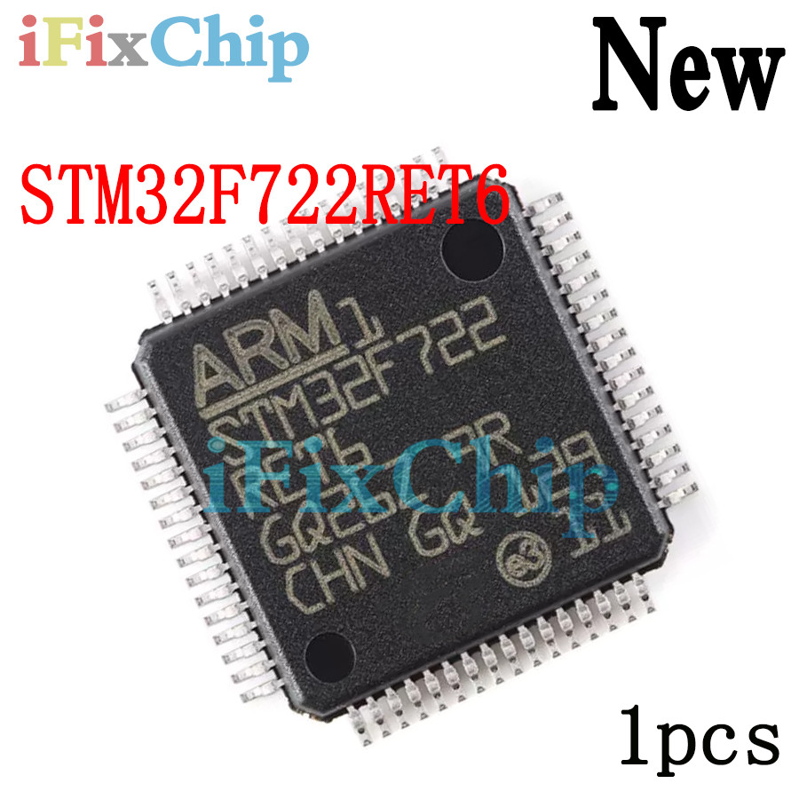 1 ชิ้นแบรนด์ใหม่ STM32F722RET6 STM32F722 RET6 QFP-64