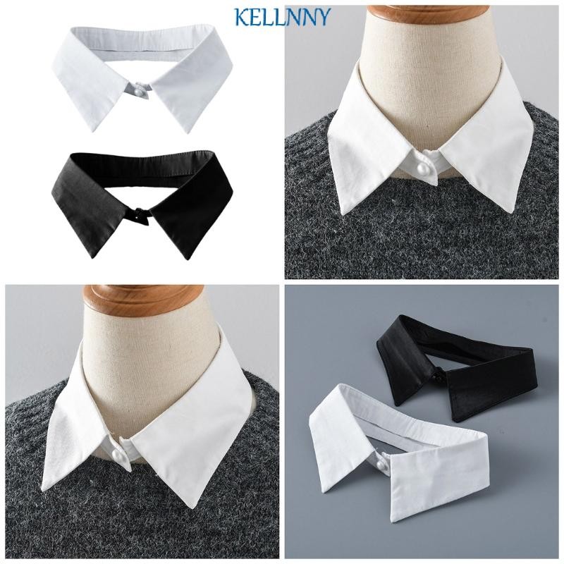 Kellnny Collar Shawl Sweet Shirt Shawl Matching Sweater Shirt Collar for Dressing Up