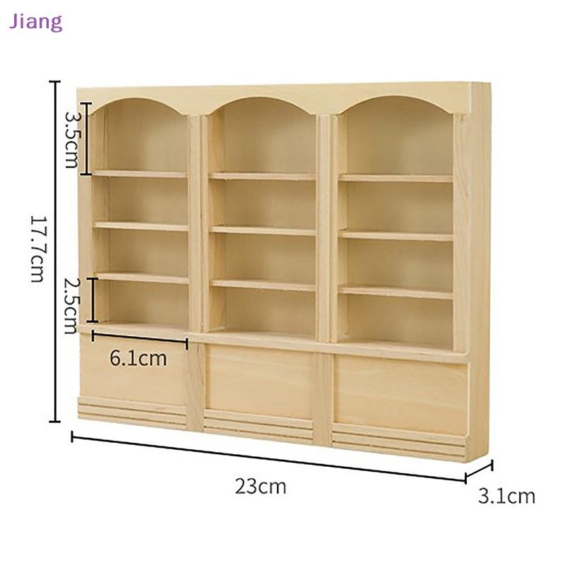 [Jiang] 1:12 ตู้โชว์ตุ๊กตาห้องนั่งเล่นเฟอร์นิเจอร์หน้าต่างตู้โชว์ชุดโต๊ะบ้านตุ๊กตาอุปกรณ์เสริม TH - รูปที่ 3