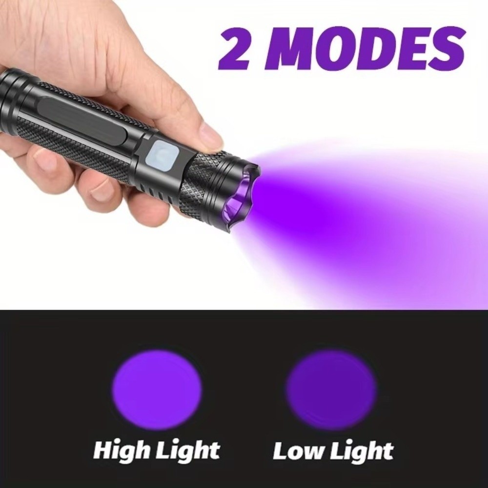 SKIIJ ไฟฉาย UV แบบพกพา ชาร์จด้วย USB-C แสง UVB 365nm รูปที่ 6