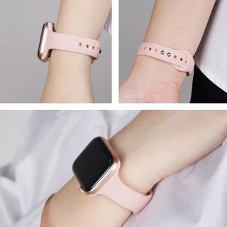 สายยางซิลิโคนอ่อนสำหรับ for Apple Watch Ultra/SE 3 2 IWatch Series 11 10 9 8 7 6 5 4 49 มม. 46 42 45 44 41 40 38 มม.