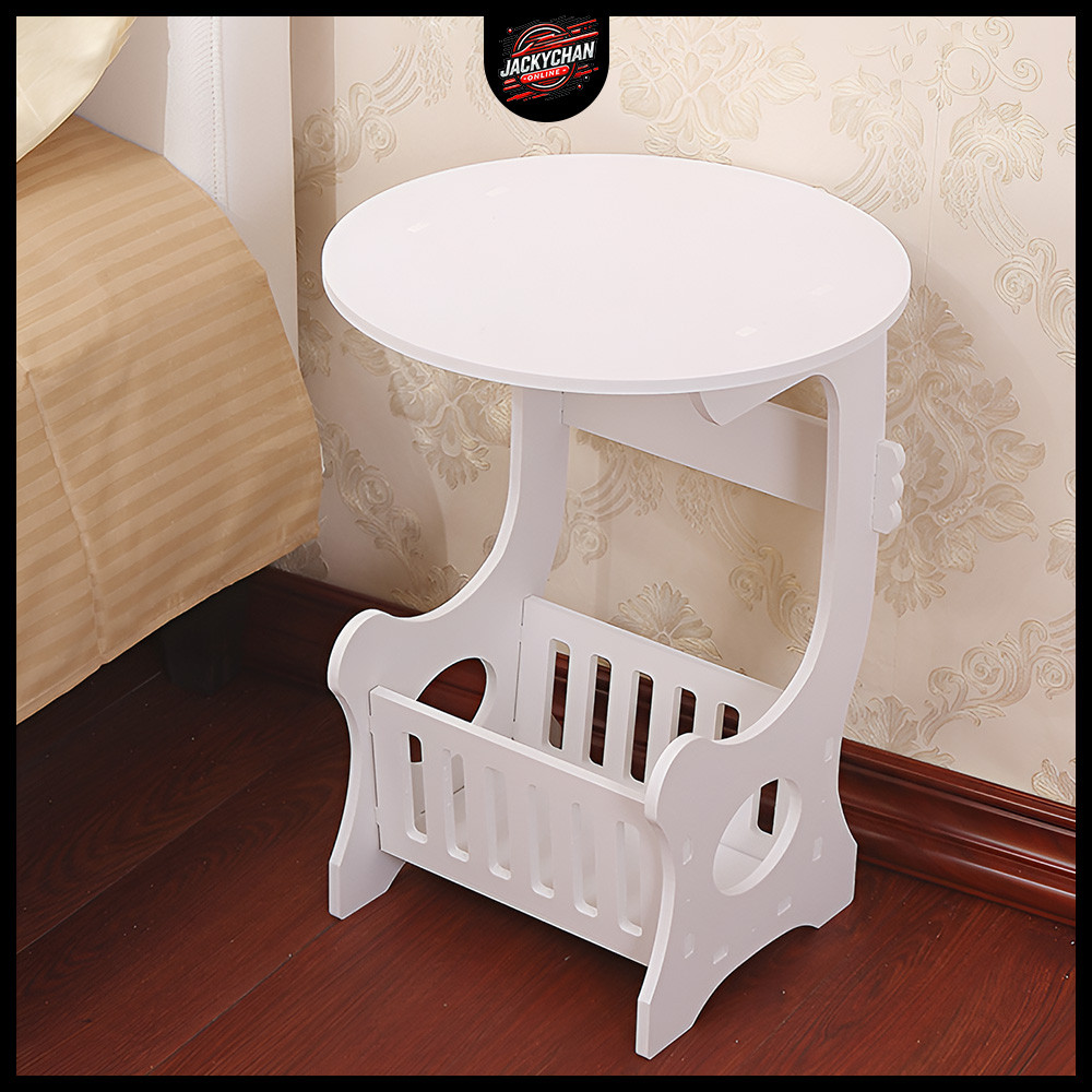 JC Round Table Bookshelf Minimalist Table