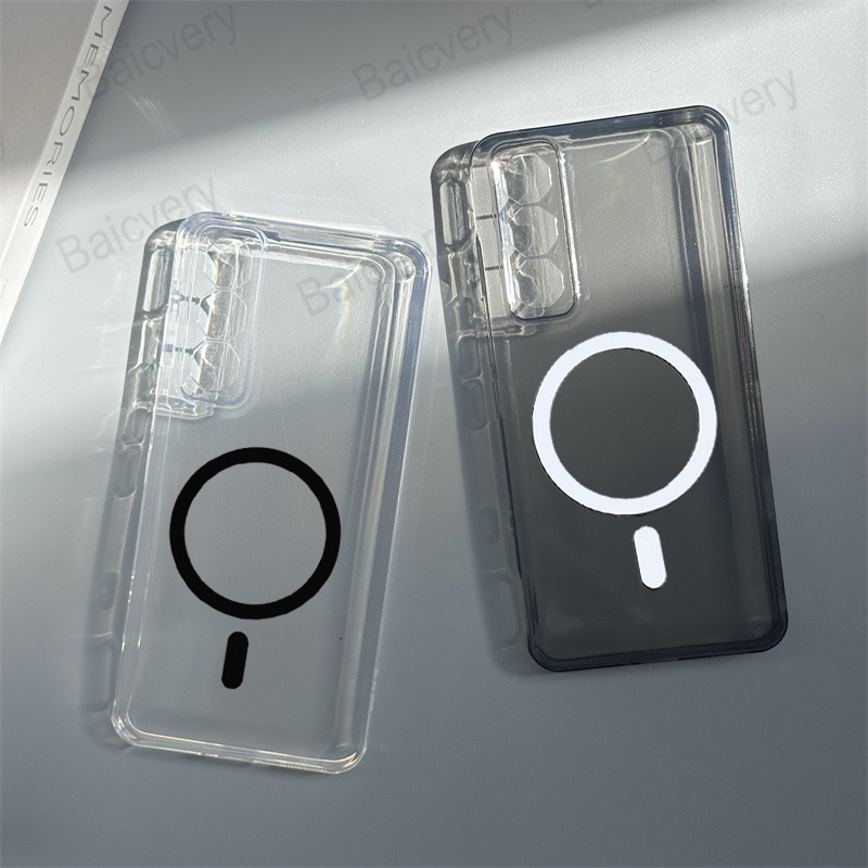 เคสโทรศัพท์สําหรับ Nubia Neo 3 GT 5G Z2465N นุ่มใสซิลิโคนสีดําฝาครอบสติกเกอร์แม่เหล็ก