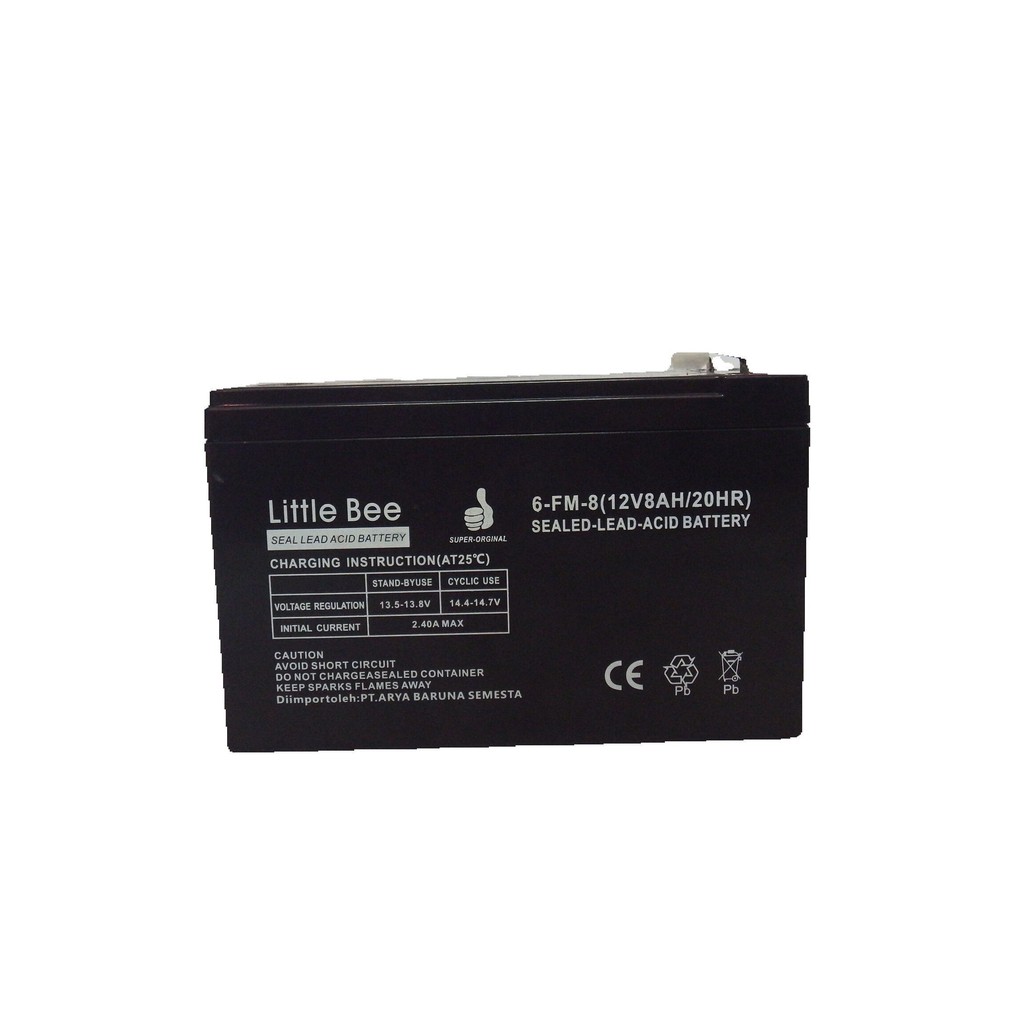 แบตเตอรี่ 12v 8Ah แบตเตอรี่แห้ง เครื่องสำรองไฟ UPS รูปที่ 2