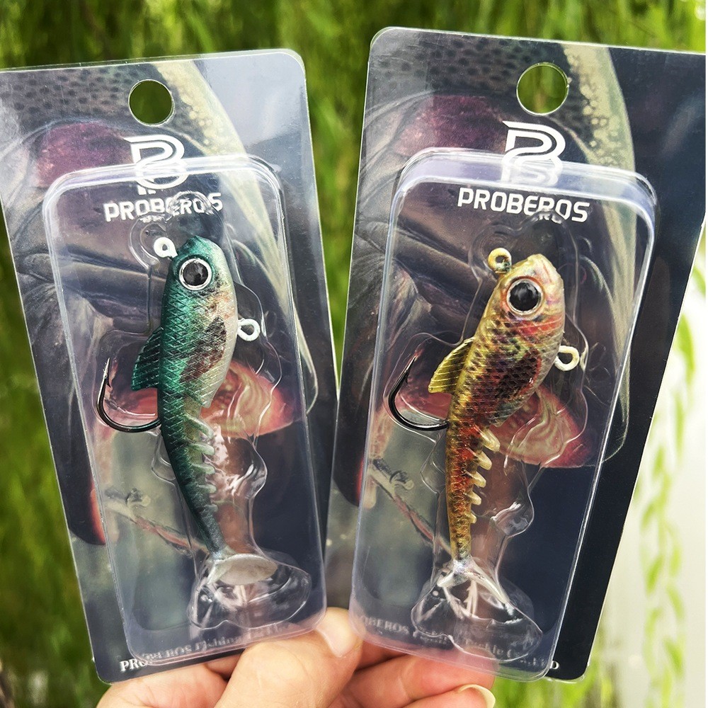 F293 ตกปลา ปลาปลอม เหยื่อเรืองแสง 3D ตาปลา สีสันสดใส ลายพราง ลายสาดสี ปลายแหลม สะพานเหยื่อ - รูปที่ 3