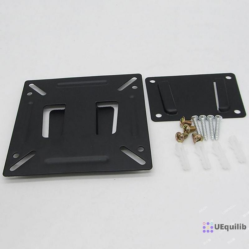 Uequilib 14-24 นิ้ว TV Mount ติดผนัง Snap Fastener แบนแผงวงเล็บ Universal โลหะผู้ถือทีวี LCD LED Monitor กรอบทีวีใหม่