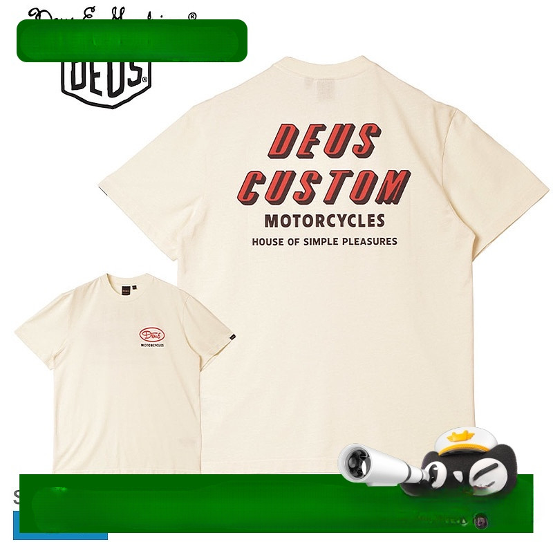 เสื้อยืดแขนสั้น Deus Ex Machina สไตล์ใหม่แฟชั่นอินเทรนด์ชาย