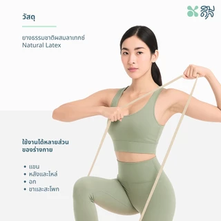 SOMDUL ยางยืดออกกำลังกาย รุ่น ActiveFlex สำหรับยืดเหยียดและฝึกกล้ามเนื้อ มี 5 ระดับแรงต้านให้เลือก