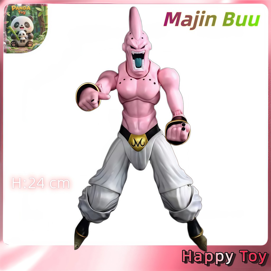 Dragon Ball Super Saiyan Majin Buo Joint  ยืนขึ้น สามารถประกอบได้  เด็ก 3d รถ ตกแต่ง โมเดล