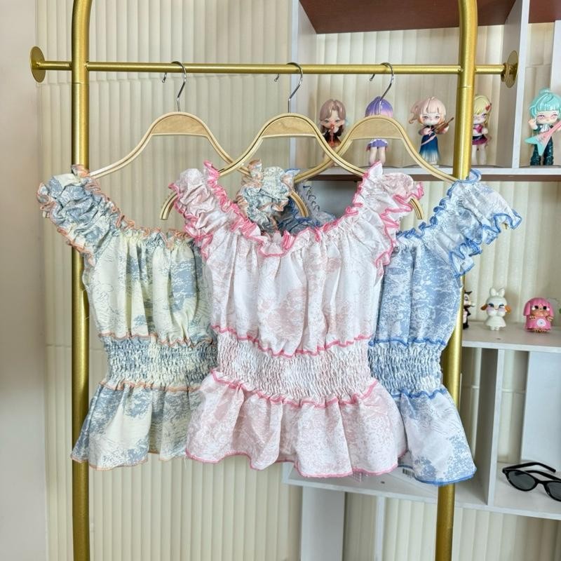 KKR Clothing SNOW9878 เสื้อลำลอง ใส่สบาย ปาดไหล่ได้ ผ้ายืดหยุ่น พร้อมส่งด่วน