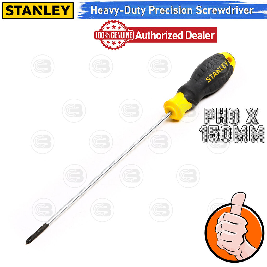 [CoolBlasterThai] STANLEY CUSHION GRIP SCREW DRIVER PHILLIPS PH0 x 150MM (STMT60803-8)