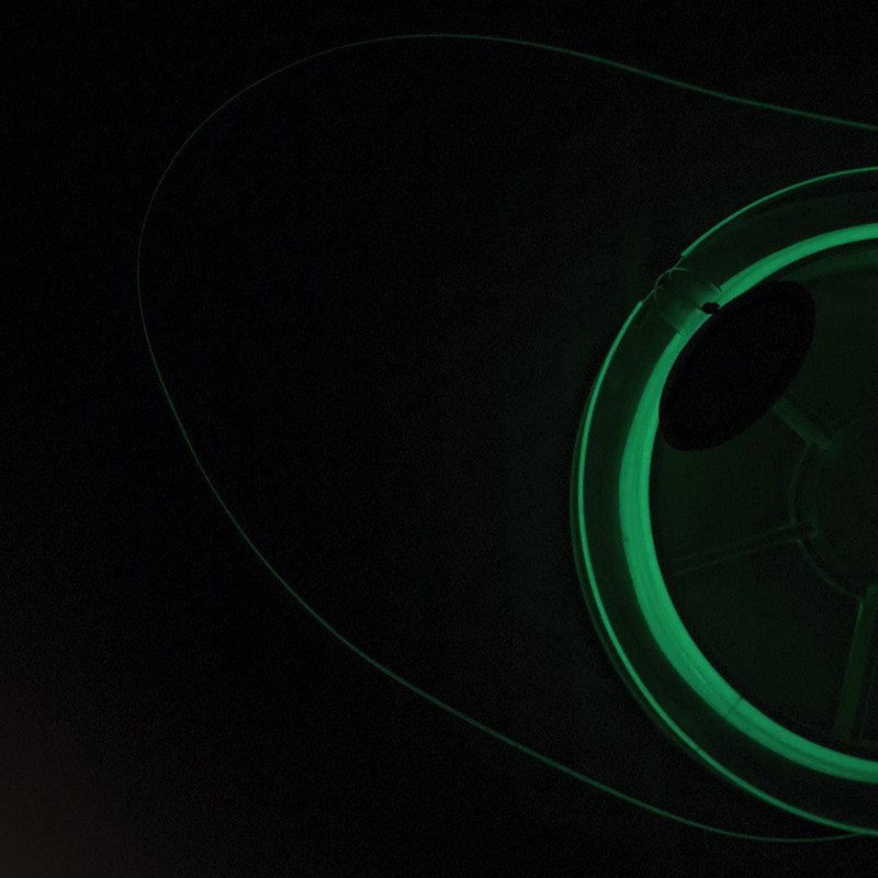 0.37 มม.* 50 M Glow in The Dark Ultra-bright Green luminous fishing film lure jig hooks อุปกรณ์เสริม DIY อุปกรณ์ตกปลา - รูปที่ 3