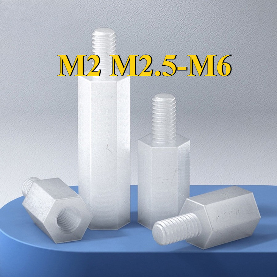 คอลัมน์ไนลอนหัวเดียวสีขาว/คอลัมน์แยก 0 คอลัมน์สนับสนุน M2/M2.5/M3/M4/M5/M6 (DM)