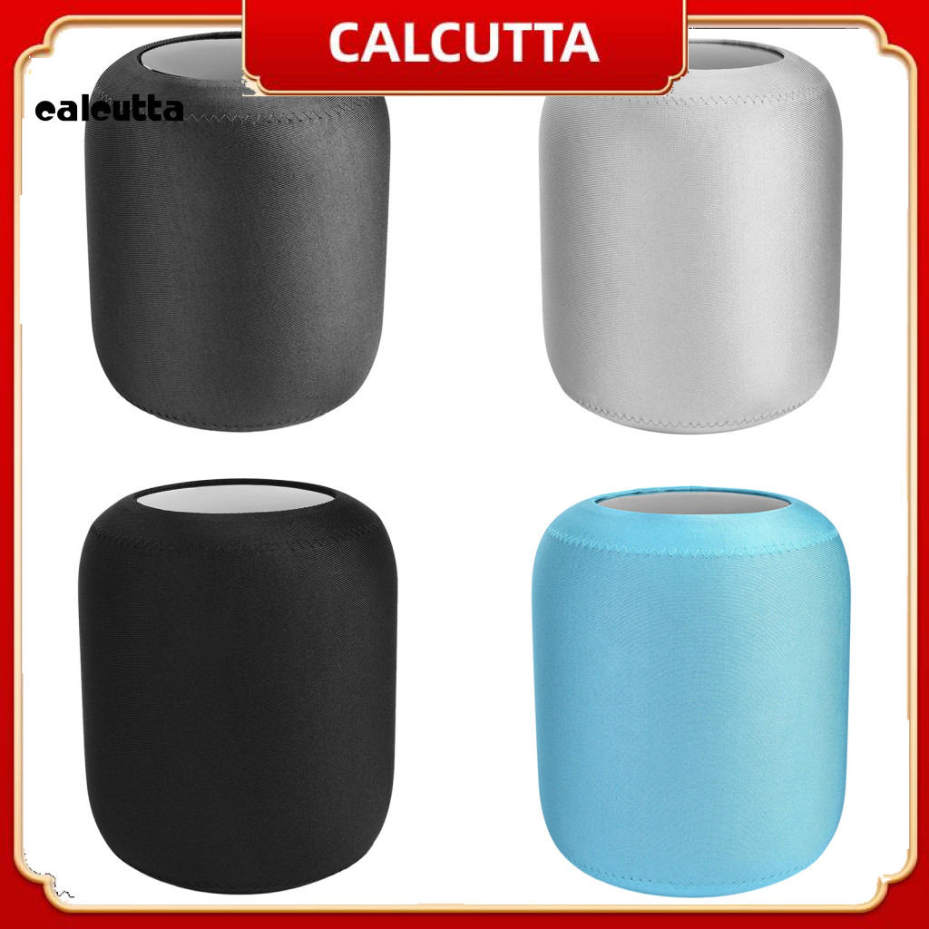 [calcutta] Good Gloss Audio Protective Cover ฝาครอบป้องกันเสียงลําโพงกันน้ําฝาครอบกันฝุ่นสําหรับ Homepod 1/2 Scratch-proof Breathable ทําความสะอาดง่ายแขนเสียงยืดหยุ่นสูง