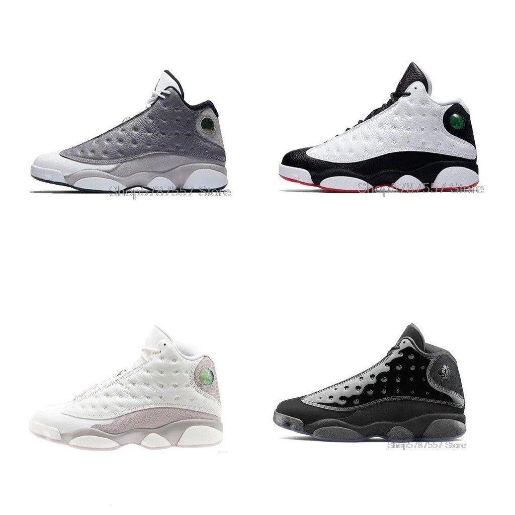 รองเท้าบาสเก็ตบอลผู้ชาย Air Jordan 13 Low แบบยูนิเซ็กซ์ รองเท้าผ้าใบฝึกซ้อมในยิม AT3102-20