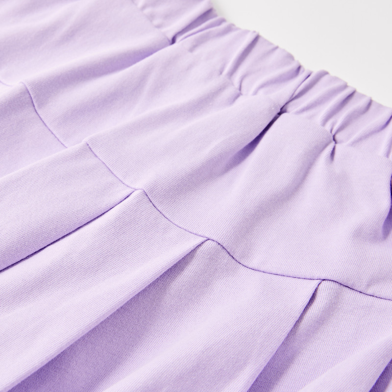 SANRIO ซานริโอ ชุดชุดสาว ทํานอง น่ารักพัฟแขนเสื้อยืดกลับหวานผีเสื้อคลาสสิกจีบกระโปรงเด็กร้อน2ชิ้น - รูปที่ 7