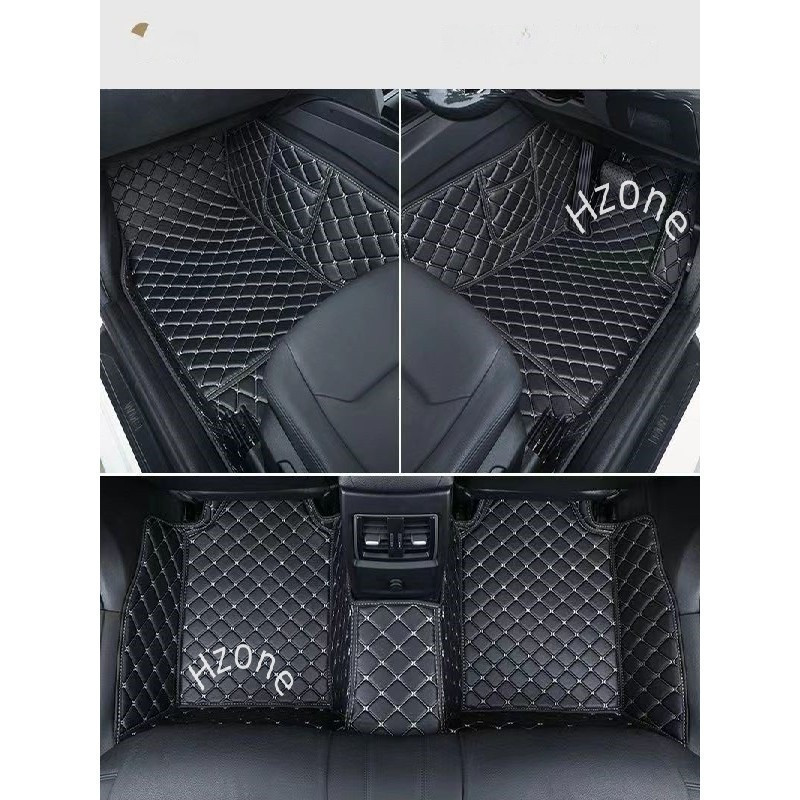 พรมปูพื้นรถยนต์ Zeekr Zeekr 001 Zeekr 009 Zeekr X Zeekr 007 หนัง PU ไม่มีกลิ่น ทนทาน