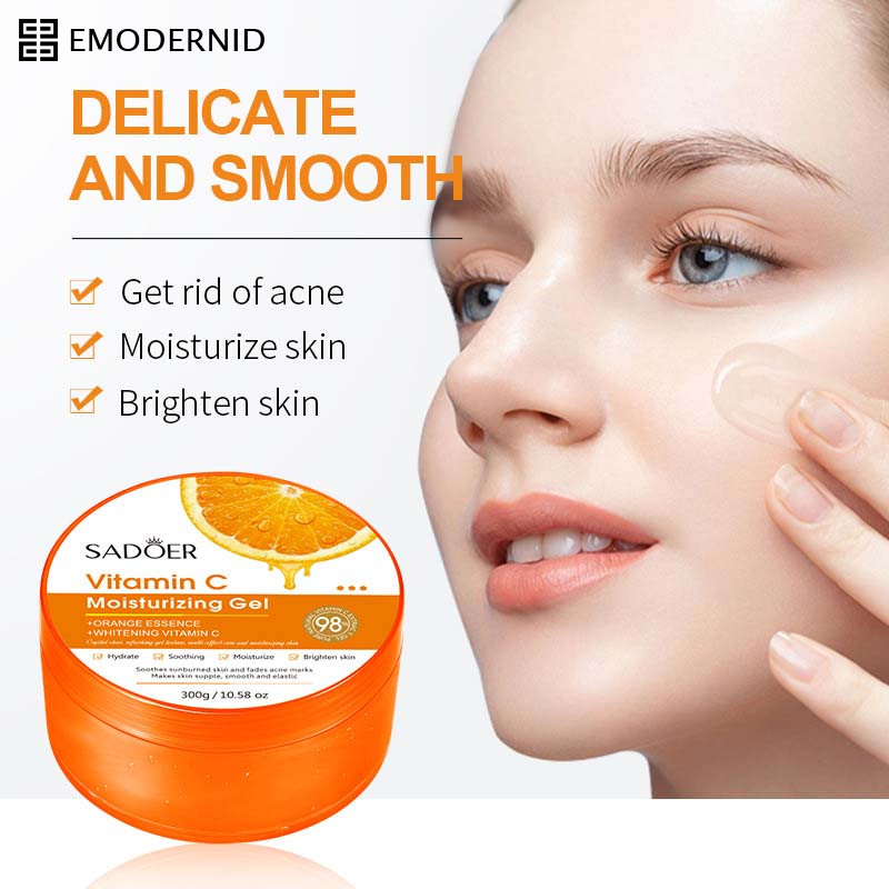 เจลว่านหางจระเข้ VC Aloe Vera 98% 300ml ว่านหางจระเข้ วิตามิน c เจลบำรุงผิว อ่อนโยนต่อผิวบอบบาง ช่วย