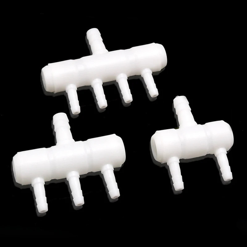 2 ชิ้น/ล็อต 2 ~ 20 วิธีผู้จัดจําหน่ายพลาสติก Connector Aquarium ถังปลาออกซิเจน Divter ปั๊มลมไอเสีย Aeration ท่อ Splitter ควบคุมวาล์วจําหน่ายท่อ Splitter ปั๊มถังปลา