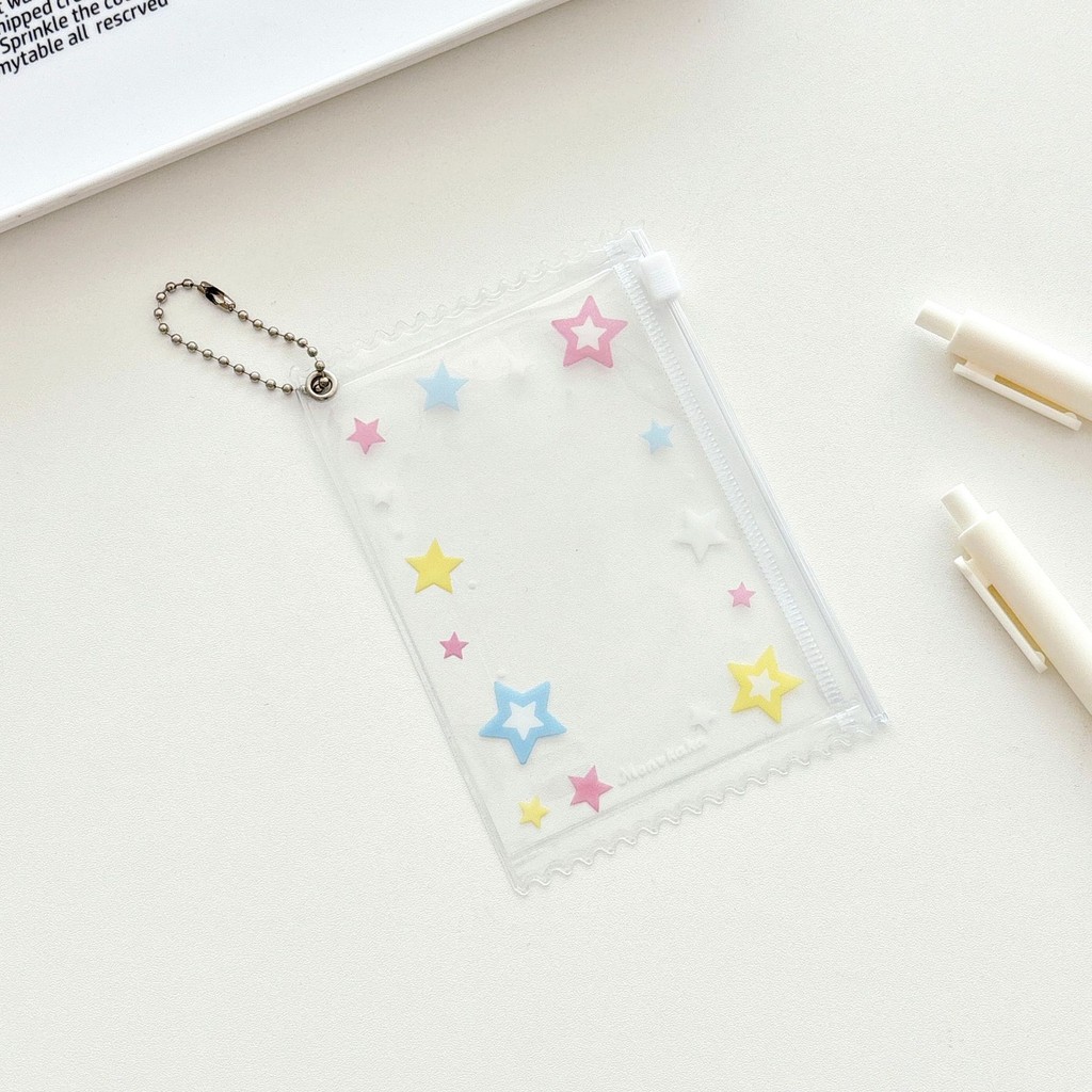 Star Small Card Zipper Bag Card Holder Random Card Holder Card Holder Gumei Bar Chirp Bag - รูปที่ 5