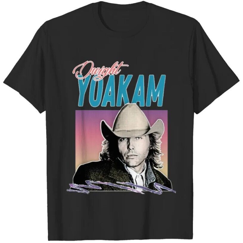 Dwight Yakam 80S เสื้อย้อนยุค, เสื้อยืด Dwight Yoakam Unisex ทุกขนาด