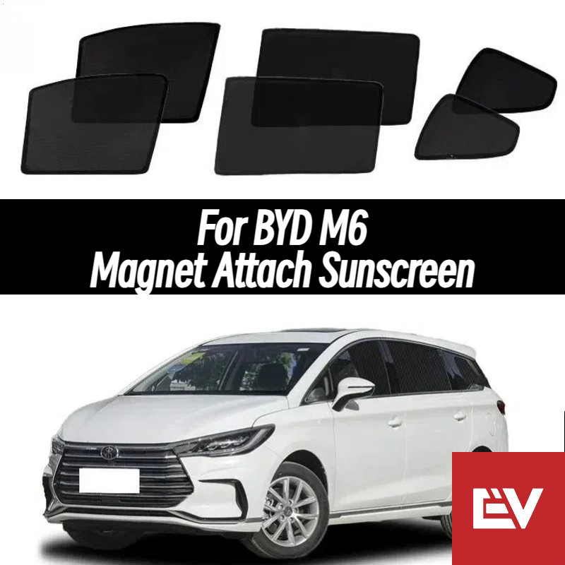 สําหรับ BYD M6(eMAX 7) แม่เหล็กติดหน้าจอแสงแดดสําหรับ Windows