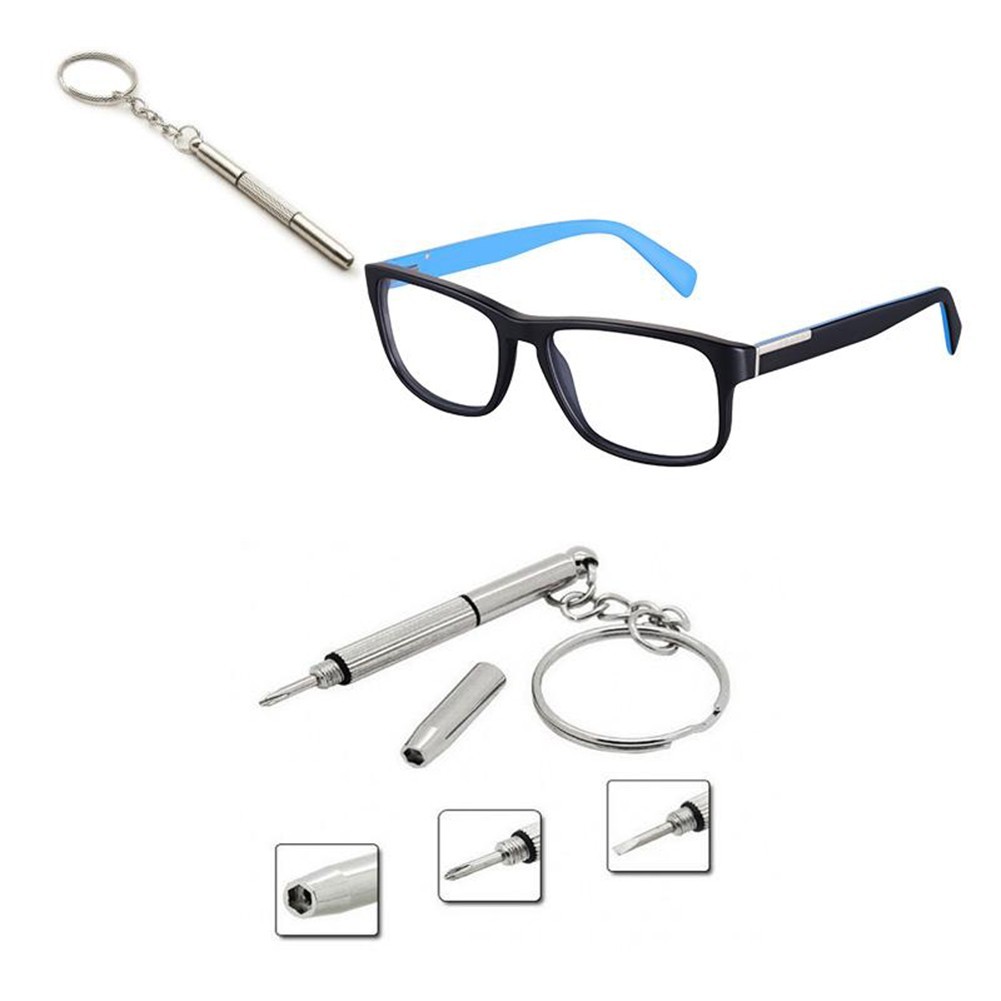 【WIK】Durable Repair Tool Eyeglass Screwdriver Glasses Screwdriver Keyring Keychain