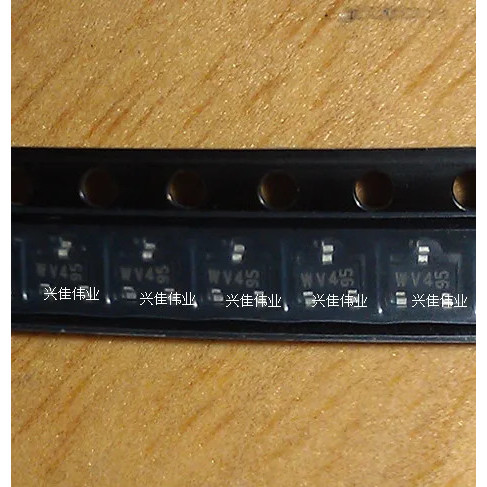 100 ชิ้น/500 ชิ้นใหม่ BAT54S SOT-23 การพิมพ์หน้าจอ: WV4 Schottky ไดโอด YKST