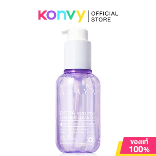 ARAYA Extra Sensitive Feminine Cleanser 100ml อารยา ผลิตภัณฑ์ทำความสะอาดจุดซ่อนเร้น.