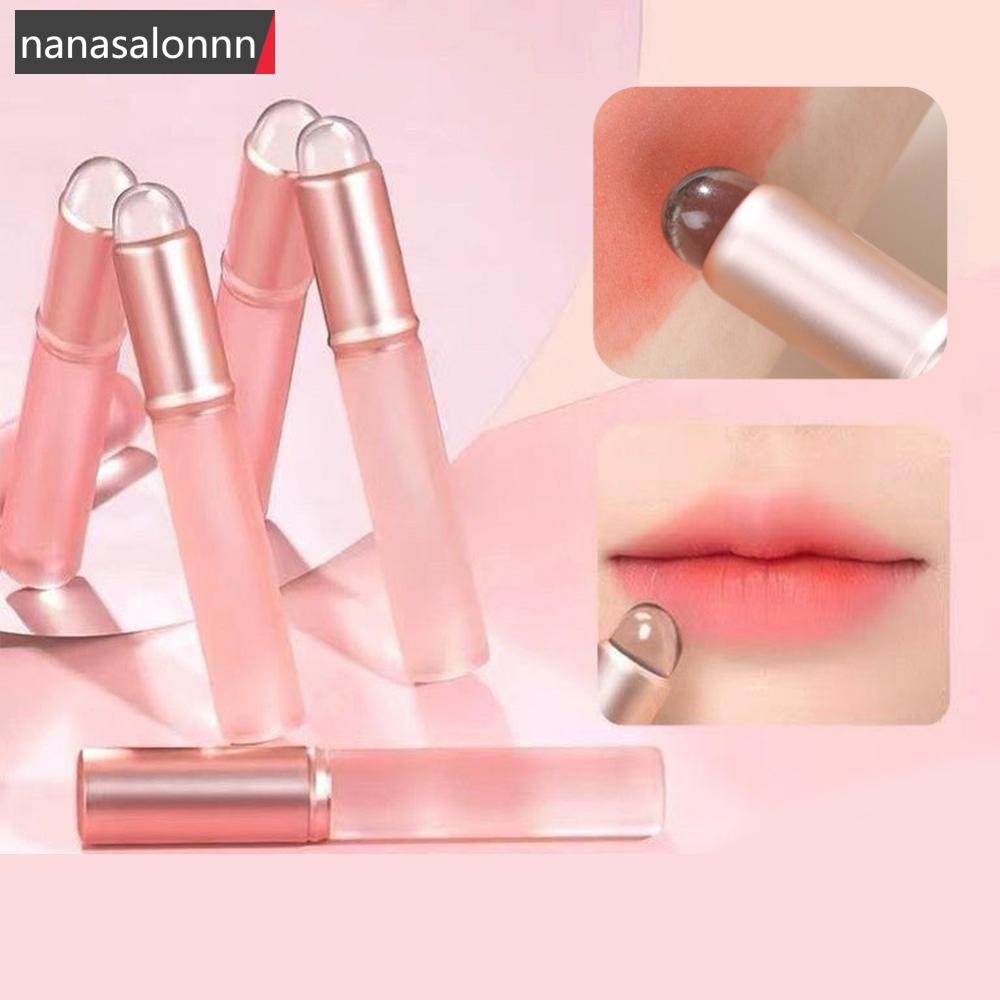นานาส| มินิซิลิโคนแปรงลิปคอนซีลเลอร์ Brushe พร้อมฝาครอบ Lip Mask Applicators แปรงลิปกลอสลิปสติกแปรงแ