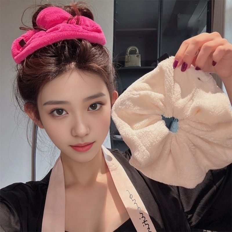 แฟชั่นเกาหลี สุด ๆ ดูดซับตุ๊กตาผ้าขนหนูผมแหวนผู้หญิงฤดูใบไม้ร่วงและฤดูหนาวหัวบอลของขวัญวงผม - รูปที่ 2