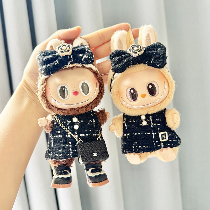 No Doll] Labubu Clothes V1, V2 สําหรับ Labubu Doll Clothes แฟชั่นสไตล์ยุโรปและอเมริกา