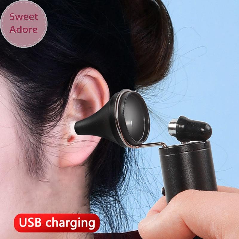 Sweetadore 1 ชุดหูจมูกทําความสะอาด Endoscope Earwax Remover พร้อม Micro Forceps เครื่องมือ TH - รูปที่ 7